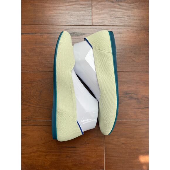 Rothy's The Flat Womens 8.5 Birdseye Ballet Mint Green Round Toe Shoes Slip On - Picture 6 of 9